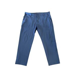 RHONE Commuter Pants Men 38x27 Navy Blue Performance Golf Casual Tech Chino